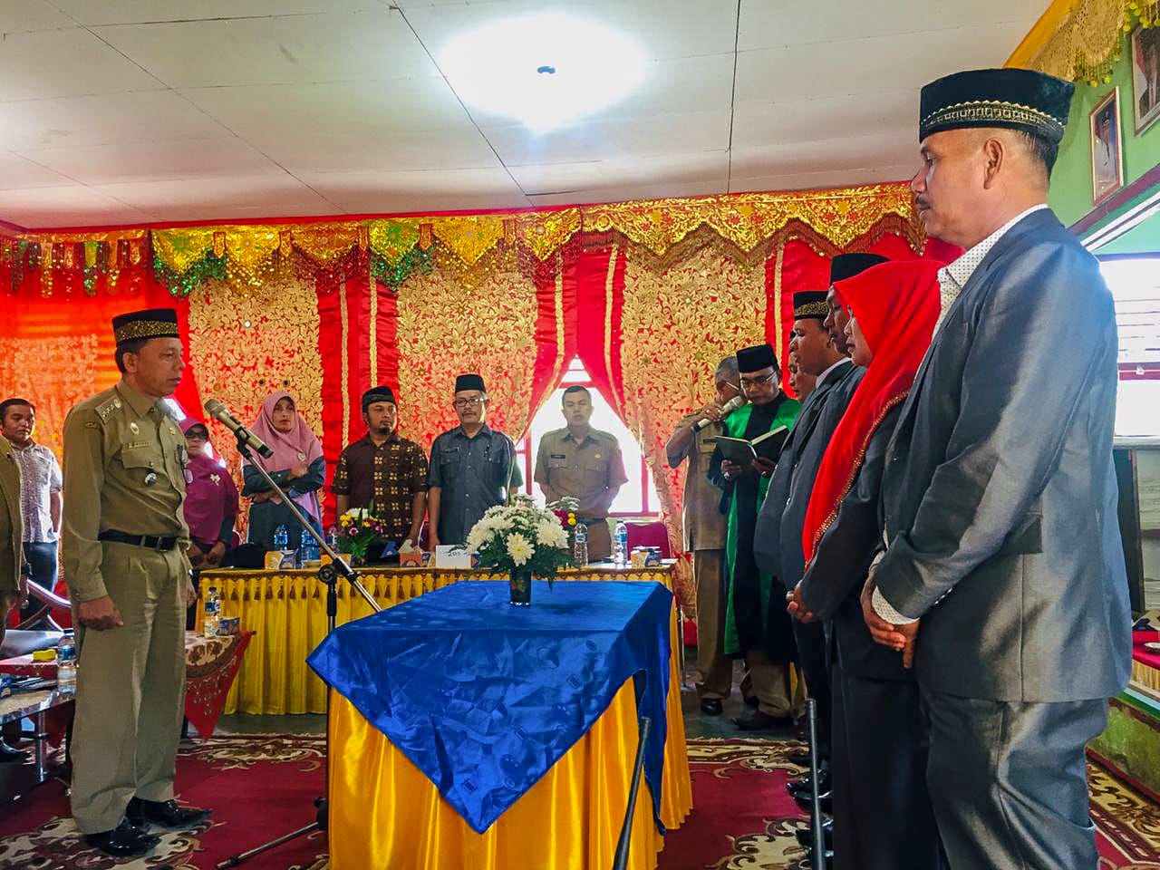 Pelantikan anggota BPN Aia Batumbuak